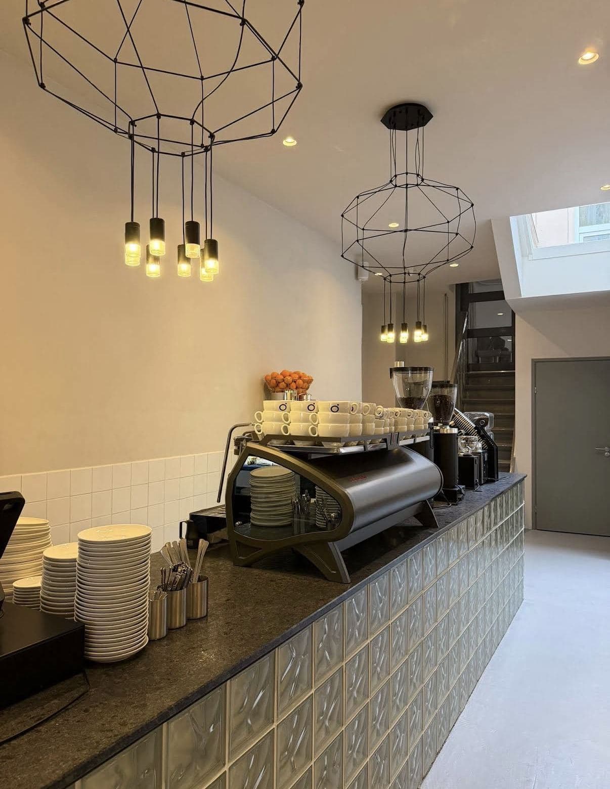 The espresso bar at People of Coffee, Groningen